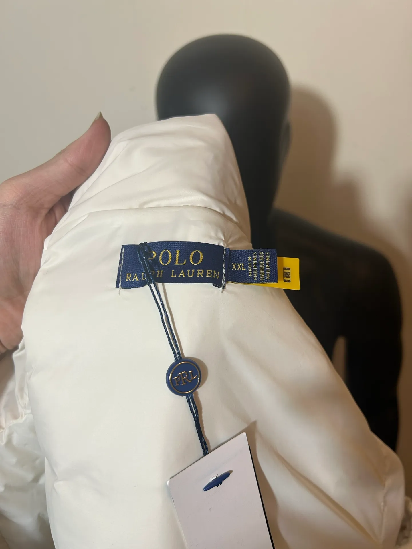P270 Polo Ralph Lauren FW24 solid color logo embroidered zipper loose vest Color: pure white Size: M-XXL M-75-90kg L-90-105kg XL-105-120kg 2XL-120-135kg
